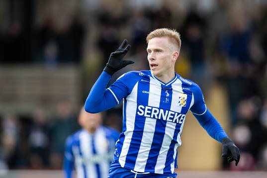 IFK Göteborgs Oscar Wendt jublar