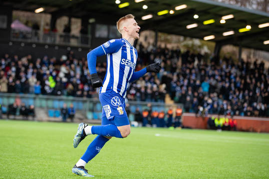 IFK Göteborgs Oscar Wendt jublar