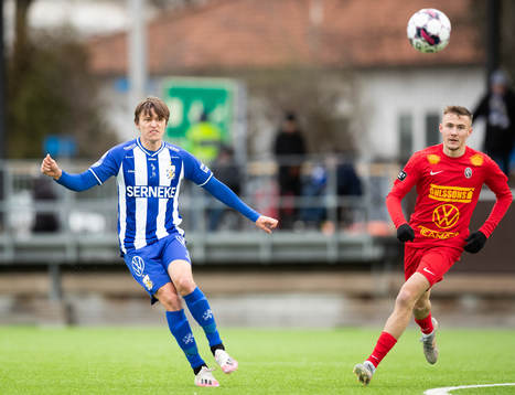 IFK Göteborgs Noah Alexandersson och Landskronas Melker