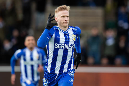 IFK Göteborgs Oscar Wendt jublar