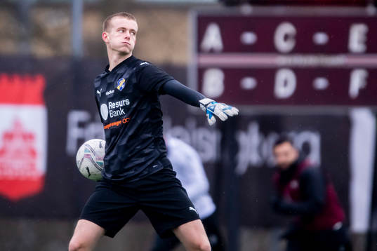Eskilsminnes målvakt Harry Lomsten