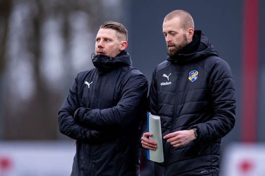 Eskilsminnes tränare Patrik Ingelsten och Eskilsminnes