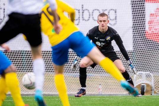 Eskilsminnes målvakt Harry Lomsten
