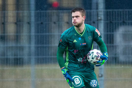 Ängelholms målvakt Robin Streifert