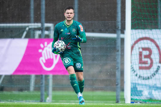 Ängelholms målvakt Robin Streifert