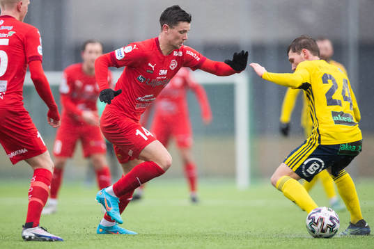Marcus Antonsson och Ängelholms Edvin Nilsson