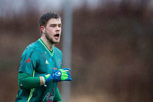 Ängelholms målvakt Robin Streifert