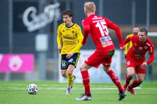 Ängelholms Emil Persson och Värnamos Oscar Johansson