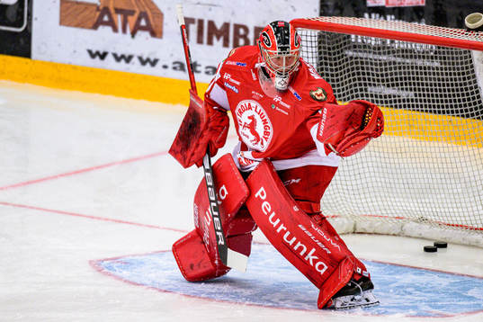 Troja/Ljungbys målvakt Markus Ruusu