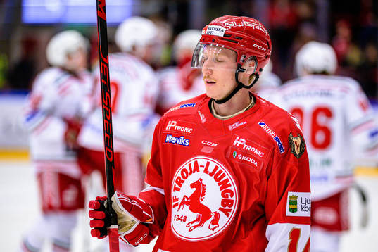Troja/Ljungbys Oscar Öhman deppar