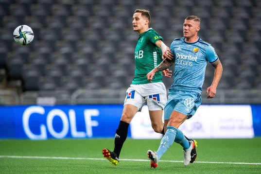 Brages Pontus Rödin och Djurgårdens Victor Edvardsen