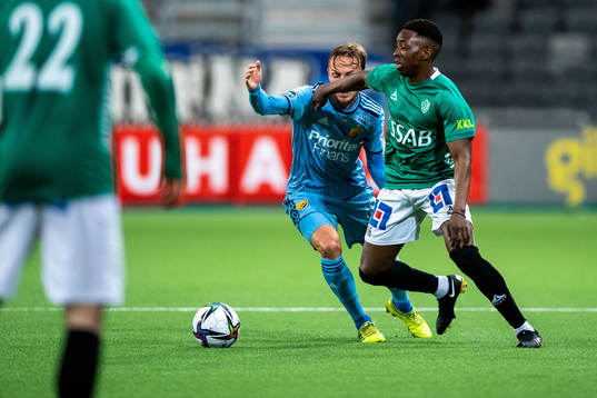 Djurgårdens Pierre Bengtsson och Brages Samouil