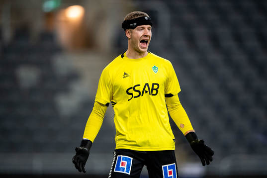 Brages målvakt Viktor Frodig