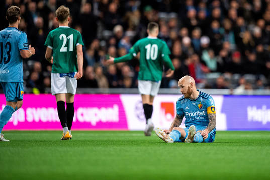 Djurgårdens Magnus Eriksson deppar