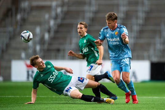 Brages Henry Sletsjöe och Djurgårdens Rasmus Schüller