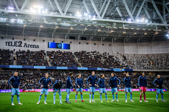 Djurgårdens spelare ställer upp