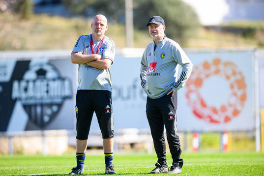 Magnus Wikman, assistant coach and Peter Gerhardsson, head