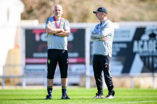 Magnus Wikman, assistant coach and Peter Gerhardsson, head