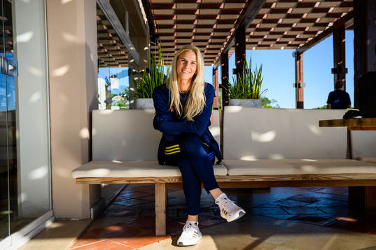 Sofia Jakobsson pose for a portrait