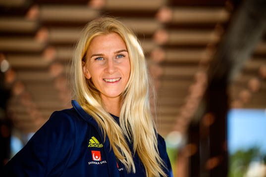 Sofia Jakobsson pose for a portrait