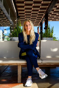 Sofia Jakobsson pose for a portrait