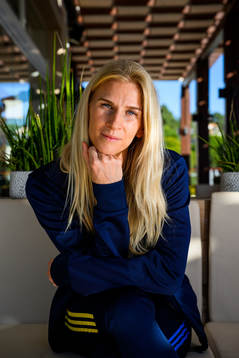 Sofia Jakobsson pose for a portrait