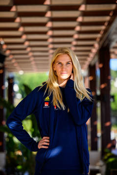 Sofia Jakobsson pose for a portrait