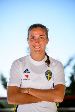 Filippa Angeldahl pose for a portrait