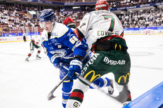 Leksands Nils Åman och Frölundas Simon Edvinsson