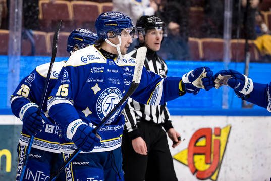 Leksands Max Veronneau jubel