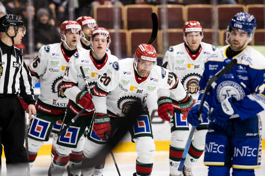 Frölundas Joel Lundqvist jublar