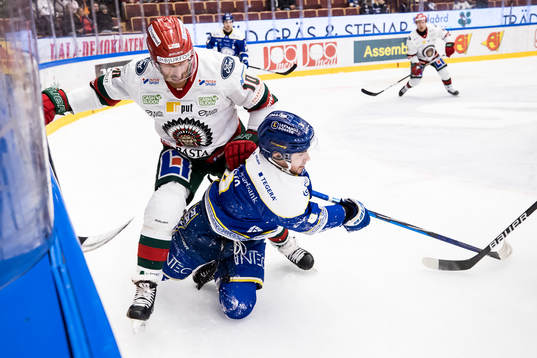 Frölundas Jens Olsson och Leksands Matt Caito