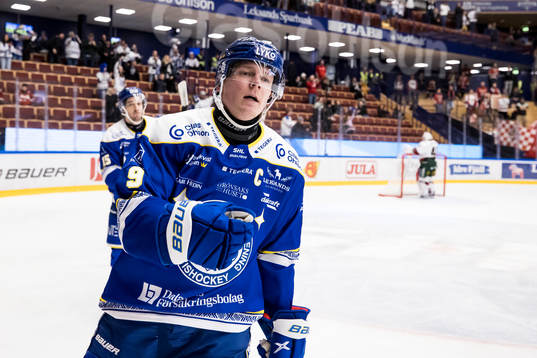 Leksands Patrik Zackrisson jubel