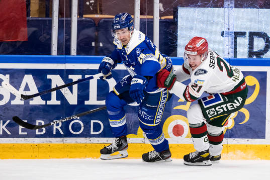 Leksands Patrik Norén och Frölundas Karl Henriksson