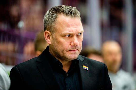 Brynäs assisterande tränare Mikael Holmqvist