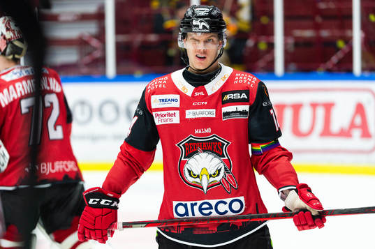 Malmö Redhawks Carl-Johan Lerby deppar