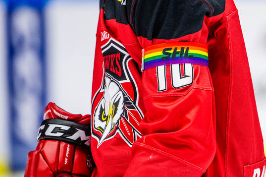 SHL-bindel på Malmö Redhawks William Von Barnekow innan