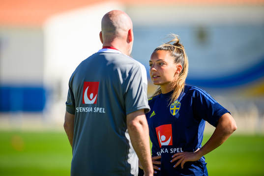 Johanna Rytting Kaneryd and Magnus Wikman, assistant coach