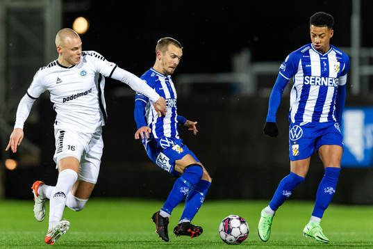 IFK Göteborgs Patrik Karlsson Lagemyr och Tobias Sana