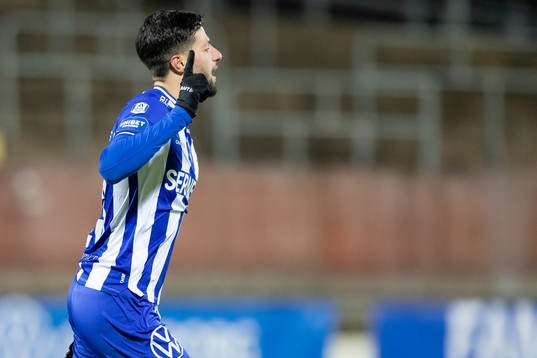 IFK Göteborgs Kevin Yakob jublar