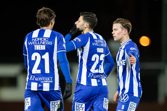 IFK Göteborgs Kevin Yakob  jublar