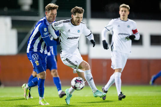 IFK Göteborgs Emil Salomonsson och Utsiktens Karl Bohm
