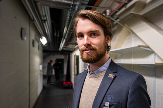 Rögles media- och kommunikations Joel Nordström