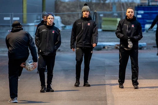 Örebros  Elias Ekström, Elias Pettersson och Robin Kovacs