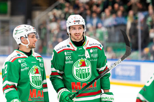 Rögles Daniel Zaar och Dennis Everberg jublar