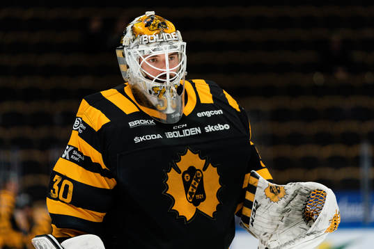 Skellefteås målvakt Gustaf Lindvall