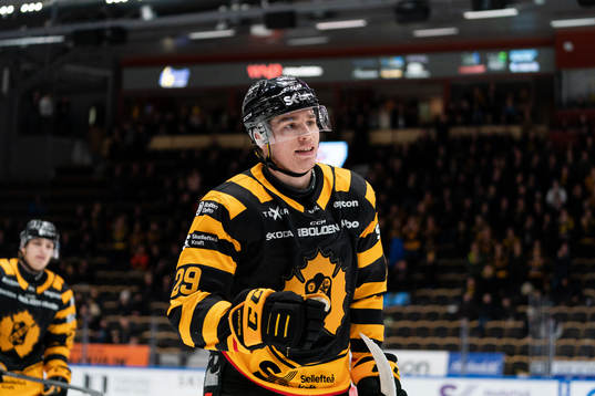 Skellefteås Albin Sundsvik jublar
