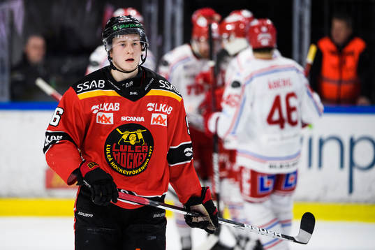 Luleås  Pontus Andreasson deppar