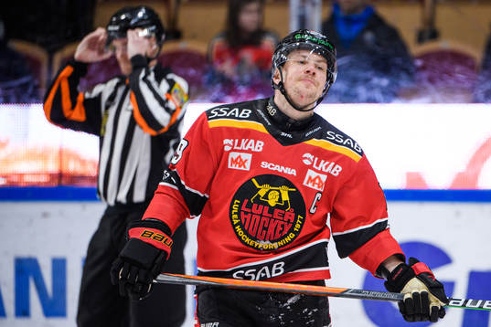 Luleås Erik Gustafsson deppar