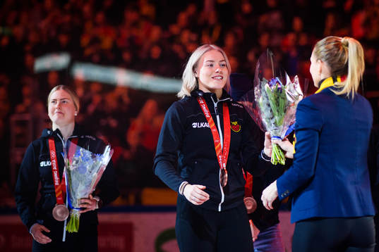 Luleås Ronja Savolainen, med OS bronsmedajl, hyllas